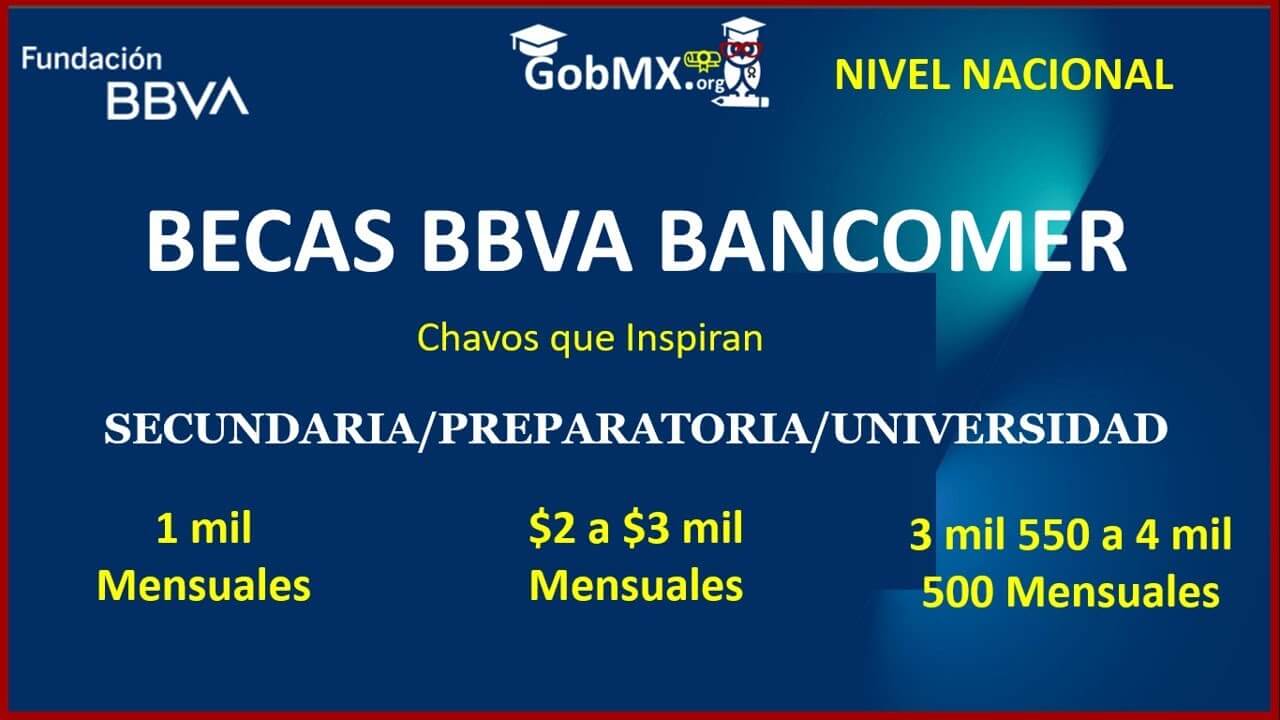 Becas BBVA Y Convocatoria 2024】